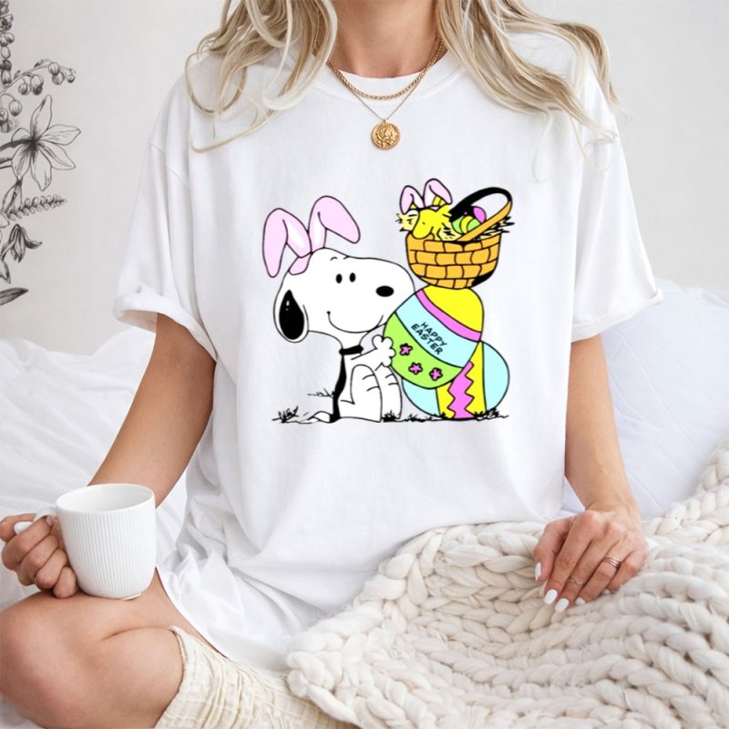 Happy Easter Day Snoopy Funny Rabbit 1 T Shirt