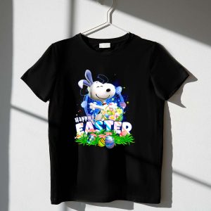 Happy Easter Snoopy with Colorful Eggs and Flowers 1 T Shirt