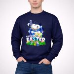 Happy Easter Snoopy with Colorful Eggs and Flowers 3 Sweatshirt