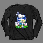 Happy Easter Snoopy with Colorful Eggs and Flowers 4 Long Sleeves