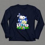 Happy Easter Snoopy with Colorful Eggs and Flowers 4 Long Sleeves1