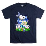 Happy Easter Snoopy with Colorful Eggs and Flowers T Shirt 7