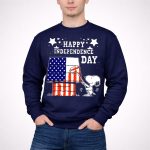 Happy Independence Day 4th of July Snoopy American Flag Doghouse.jpeg 3 Sweatshirt