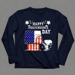 Happy Independence Day 4th of July Snoopy American Flag Doghouse.jpeg 6 Long Sleeves