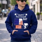 Happy Independence Day 4th of July Snoopy American Flag Doghouse.jpeg 8 Hoodie