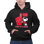 Happy Snoopy New England Patriot 1 DAD One Of A Kind 2 Hoodie