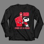 Happy Snoopy New England Patriot 1 DAD One Of A Kind 4 Long Sleeves