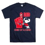 Happy Snoopy New England Patriot 1 DAD One Of A Kind T Shirt 7