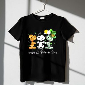 Happy St Patrick Day Snoopy Funny 1 T Shirt