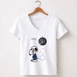 Harry Snoopy kiss all the time disco occasionally 5 Womens V Neck.jpg
