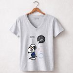 Harry Snoopy kiss all the time disco occasionally 7 Womens V Neck.jpg