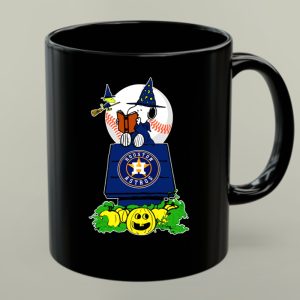 Houston Astros Halloween Snoopy And Woodstock Wizards Jack O Lantern Moon Baseball 1 mug.jpg
