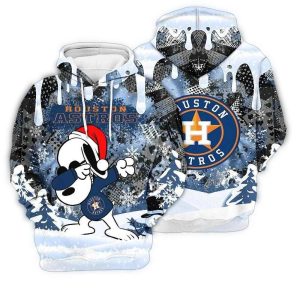 Houston Astros Snoopy Dabbing Christmas All Over Print Hoodie 1.jpg