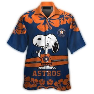 Houston Astros Snoopy Flower Floral Hawaiian Shirt 1.jpg