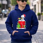 Houston Rockets Christmas Snoopy With Woodstock And Gifts 8 Hoodie