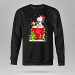 Houston Rockets Christmas Snoopy With Woodstock And Gifts 9 Sweatshirt