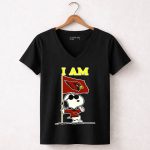 I Am Arizona Cardinals Snoopy 7 Womens V Neck