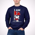 I Am Atlanta Falcons Snoopy Flag 3 Sweatshirt