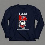 I Am Atlanta Falcons Snoopy Flag 6 Long Sleeves