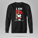 I Am Atlanta Falcons Snoopy Flag 9 Sweatshirt