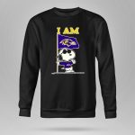 I Am Baltimore Ravens Snoopy Flag Ravens 9 Sweatshirt