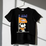 I Am Denver Broncos Snoopy Fan With Flag 1 T Shirt