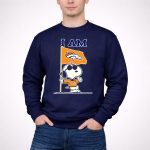 I Am Denver Broncos Snoopy Fan With Flag 3 Sweatshirt