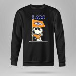 I Am Denver Broncos Snoopy Fan With Flag 9 Sweatshirt