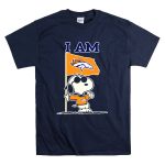 I Am Denver Broncos Snoopy Fan With Flag T Shirt 7