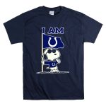 I Am Indianapolis Colts Snoopy Flag T Shirt 7