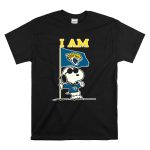 I Am Jacksonville Jaguars Snoopy Flag T Shirt 6