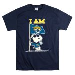 I Am Jacksonville Jaguars Snoopy Flag T Shirt 7