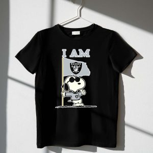 I Am Las Vegas Raiders Snoopy Flag 1 T Shirt
