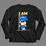 I Am Los Angeles Chargers Snoopy 4 Long Sleeves