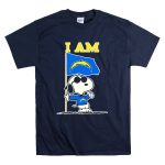 I Am Los Angeles Chargers Snoopy T Shirt 7