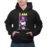 I Am Minnesota Vikings Snoopy 2 Hoodie