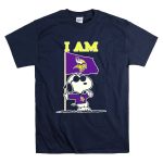 I Am Minnesota Vikings Snoopy T Shirt 7