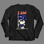 I Am New England Patriots Snoopy Flag 4 Long Sleeves