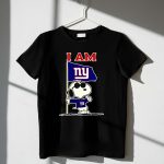 I Am New York Giants Snoopy Flag 1 T Shirt