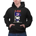 I Am New York Giants Snoopy Flag 2 Hoodie