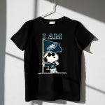 I Am Philadelphia Eagles Snoopy Flag 1 T Shirt