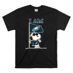 I Am Philadelphia Eagles Snoopy Flag T Shirt 6