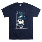 I Am Philadelphia Eagles Snoopy Flag T Shirt 7