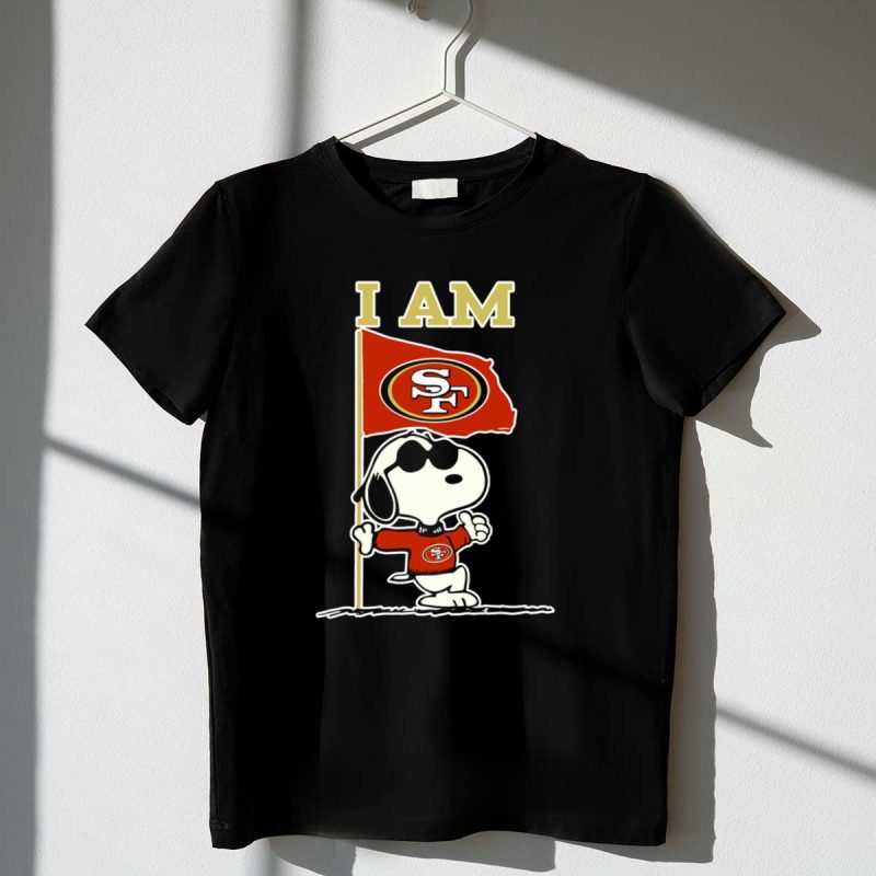 I Am San Francisco 49Ers Snoopy Flag 1 T Shirt