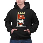 I Am San Francisco 49ers Snoopy Flag 2 Hoodie