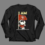 I Am San Francisco 49ers Snoopy Flag 4 Long Sleeves
