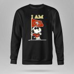 I Am San Francisco 49ers Snoopy Flag 9 Sweatshirt
