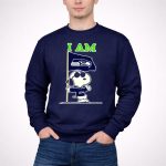 I Am Seattle Seahawks Snoopy Flag 3 Sweatshirt