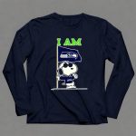 I Am Seattle Seahawks Snoopy Flag 6 Long Sleeves