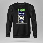 I Am Seattle Seahawks Snoopy Flag 9 Sweatshirt